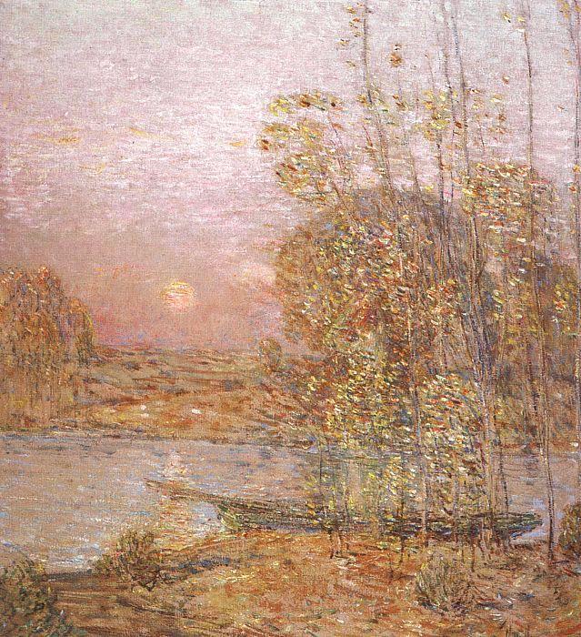 Childe Hassam Late Afternoon Sunset Germany oil painting art